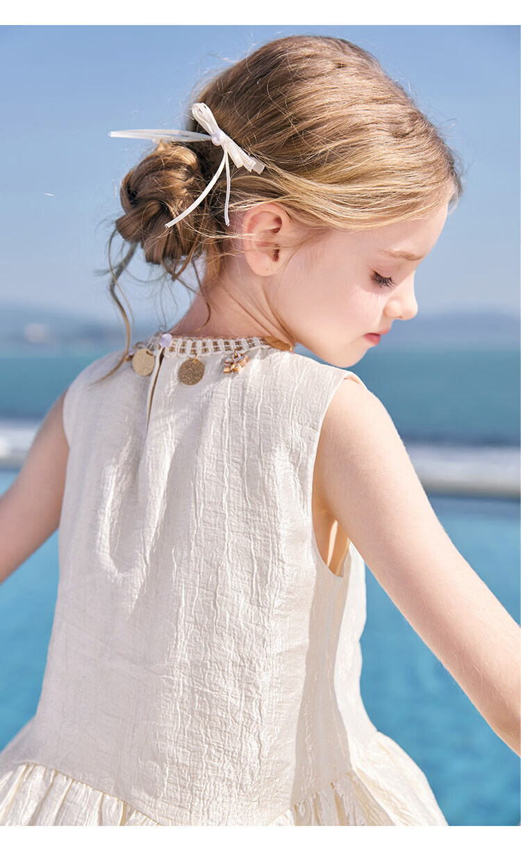 CHANZUIGOU Girls' Bohemian Vacation Set 2026 Summer New Elegant Sweet Style 16